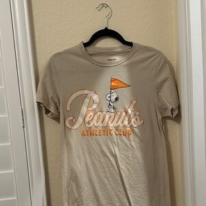 Peanuts Athletic Club Beige T-Shirt